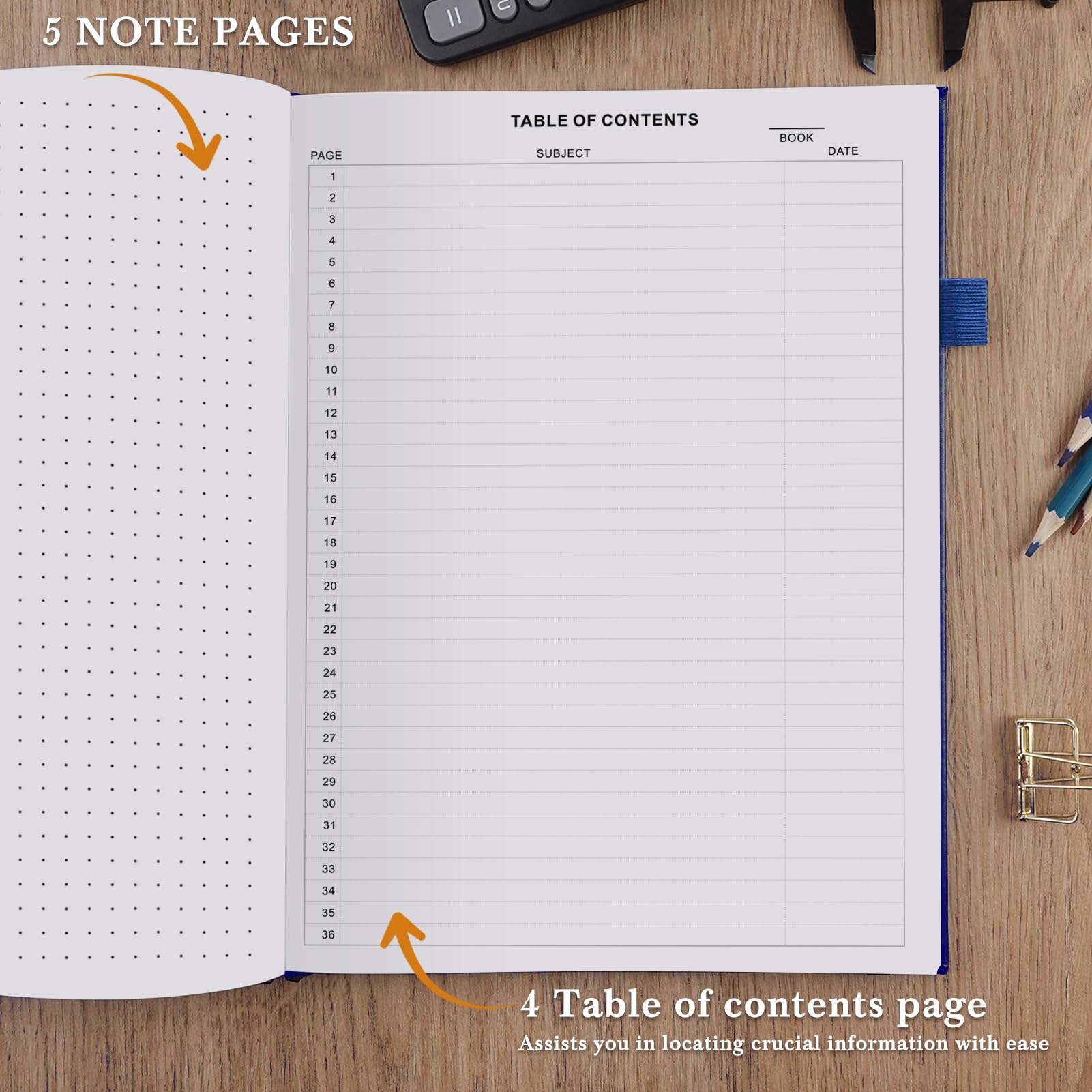 Cuaderno de ingeniería, cuadernos de papel de ingeniería profesional para el trabajo, 8.5 x 11 pulgadas, cuaderno de laboratorio para estudiantes con papel cuadriculado, cuaderno gráfico de
