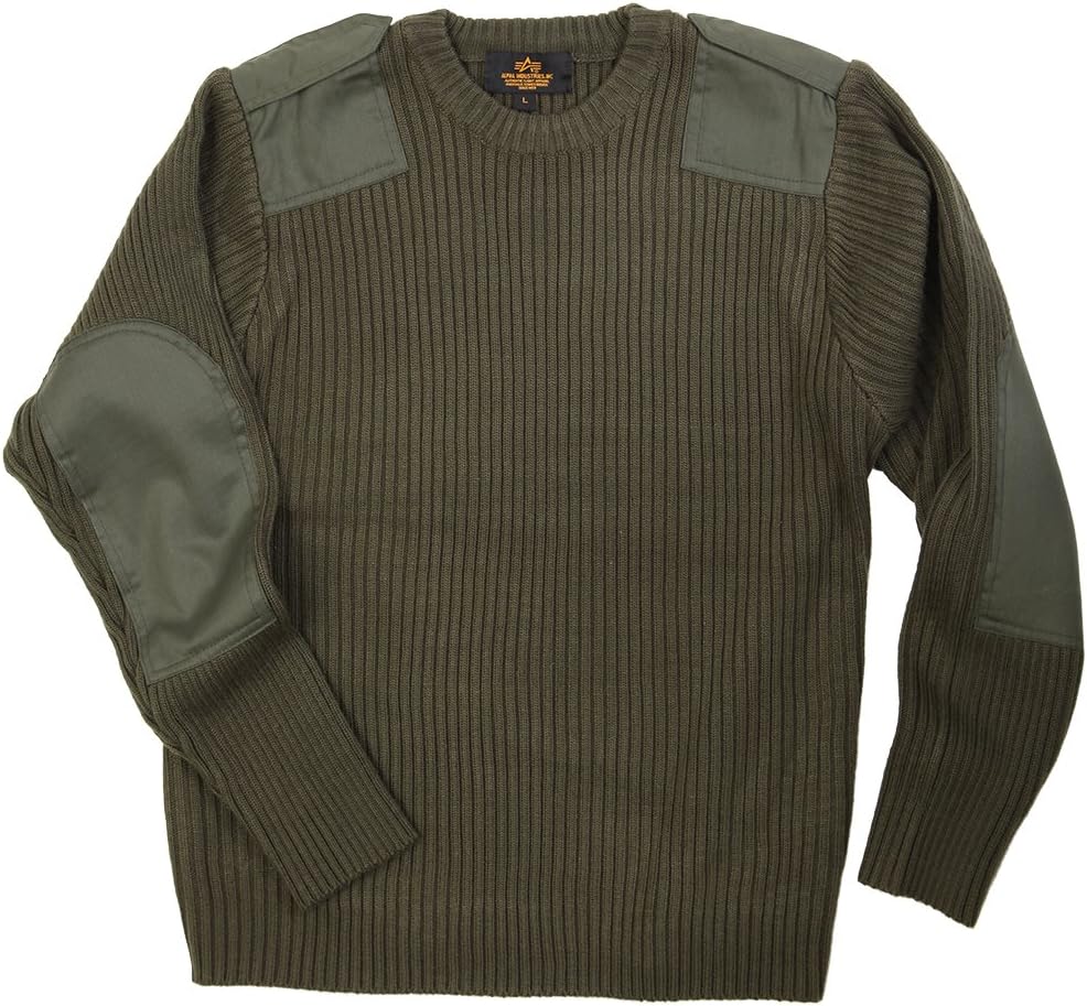 Alpha Industries Men's Commando Authentic Military Sweater