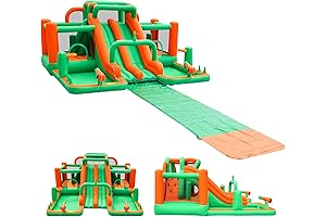 Inflatable Waterslide Bounce House for Kids and Adults