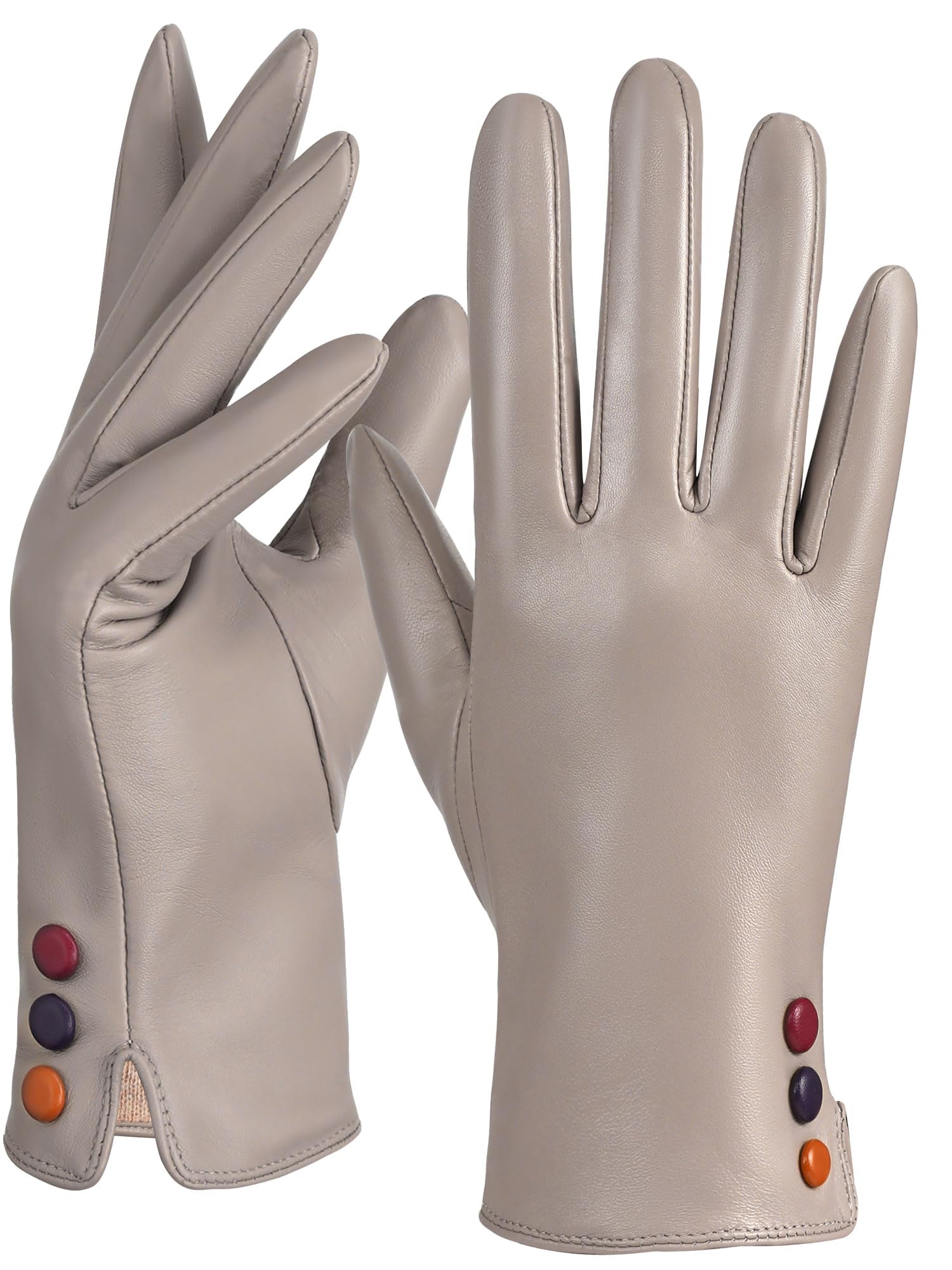 GSG SINCE 1998 W24005 Leren rijhandschoenen voor dames, chroomvrij