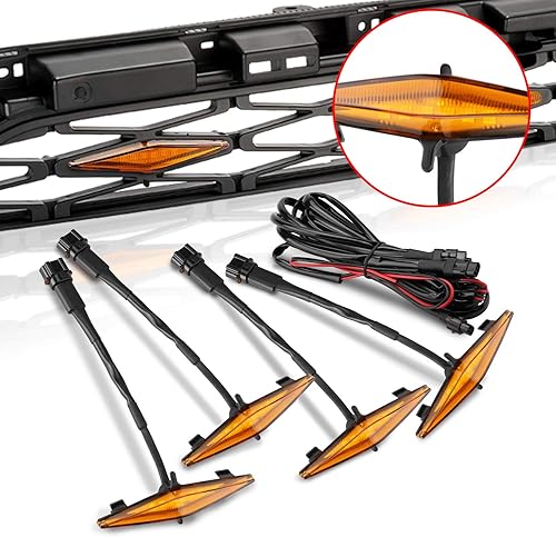 Miniatura 17 de Seven Sparta 4 luces LED para parrilla compatibles con Toyota 4Runner 2014-2024 TRD Pro Grille y SR5 2014-2019, Premium, Limited, TRD Off-Road
