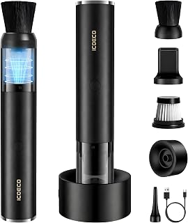 Portable Handheld Coffee Grinder Vacuum Cleaner | Mini USB Rechargeable Coffee Powder Cleaner | Wireless Tabletop & Home Use | Easy to Clean & Lightweight