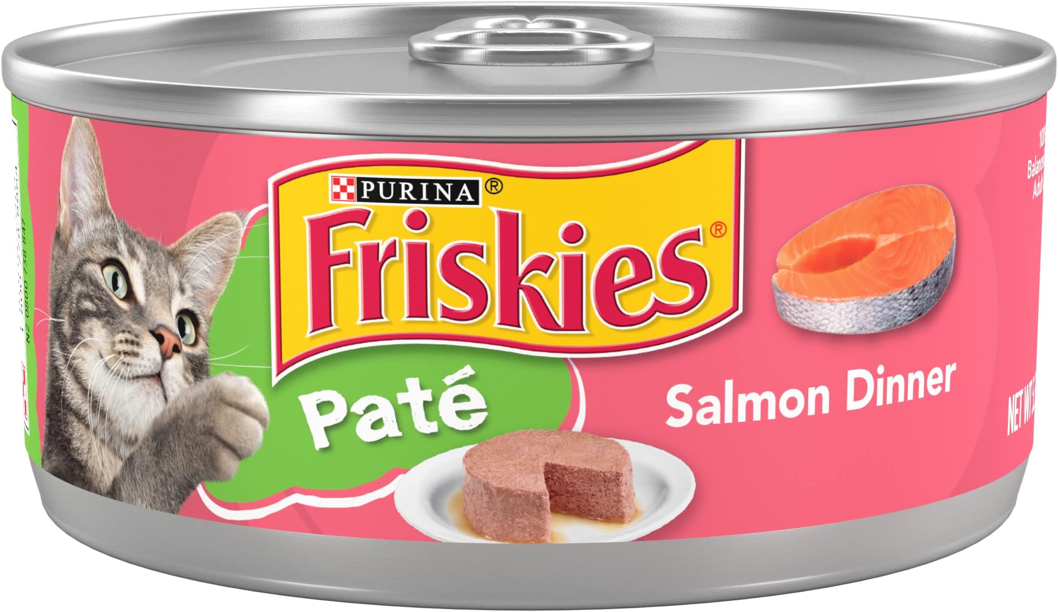 Friskies Ocean Whitefish & Tuna Dinner Cat Food 5.5 oz Canned Wet Pet Food Pet