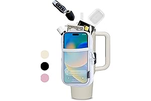 Water Bottle Chapstick Holder with Built-in Card Wallet