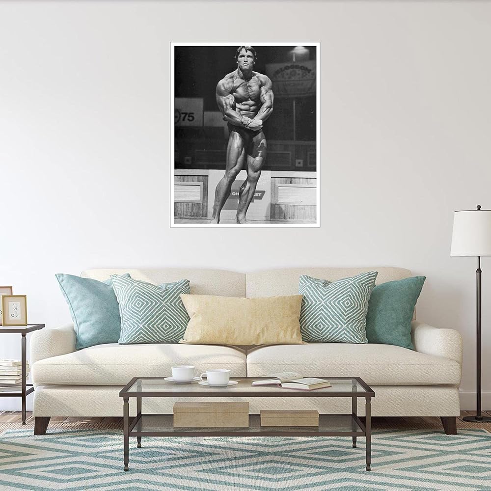 Arnold Schwarzenegger Bodybuilding Foto Poster Stampa Muro Arnie - Foto 4