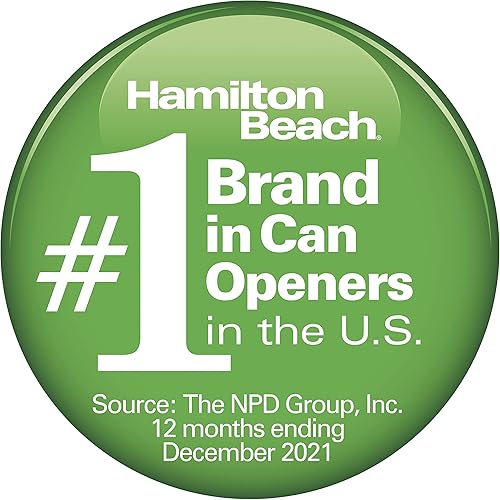 Miniatura 7 de Hamilton Beach 76380Z Abrelatas, color negro clásico cromado.