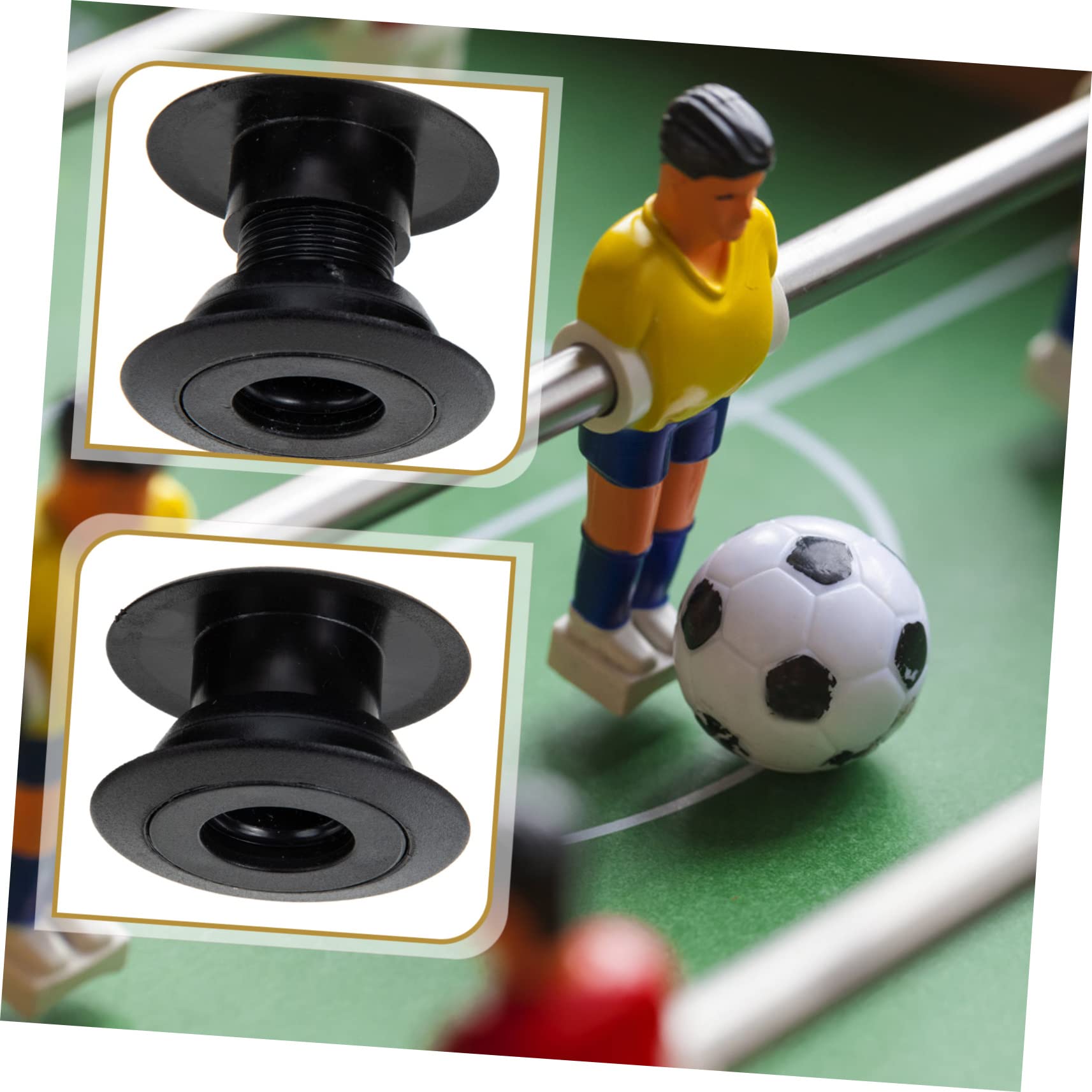 20pares Cojinetes y Bujes para Futbolín Accesorios De Repuesto para Mesa De Fútbol para Reemplazo De Varillas y Mejora del Rendimiento