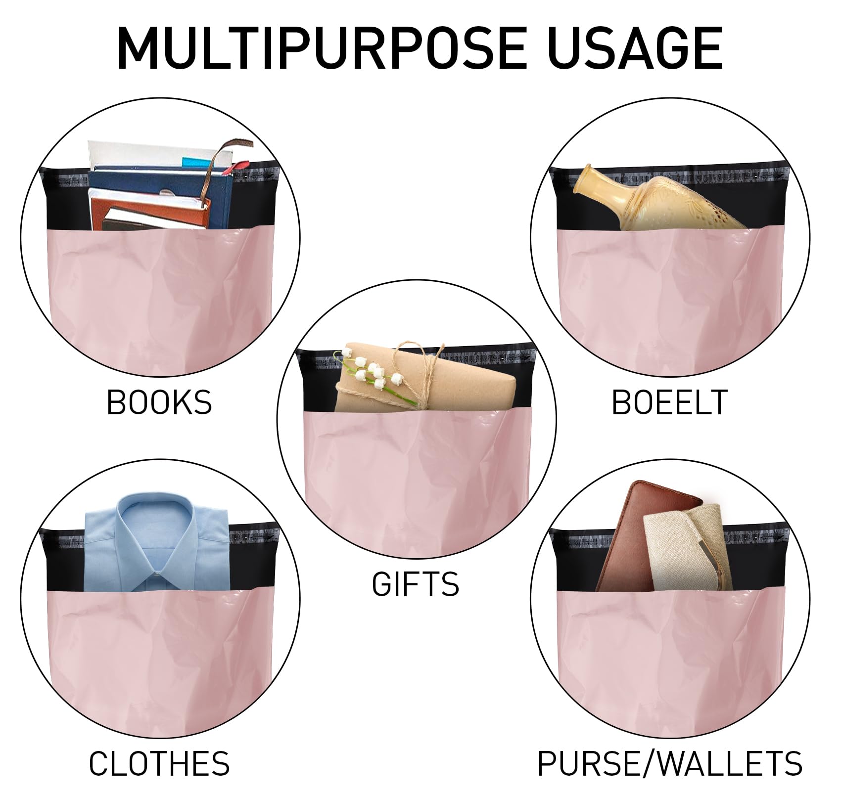 60 Buste Postali Rosa Oro 42x52 Cm - Impermeabili, Autosigillanti E Resistenti Per Spedizioni - Foto 7