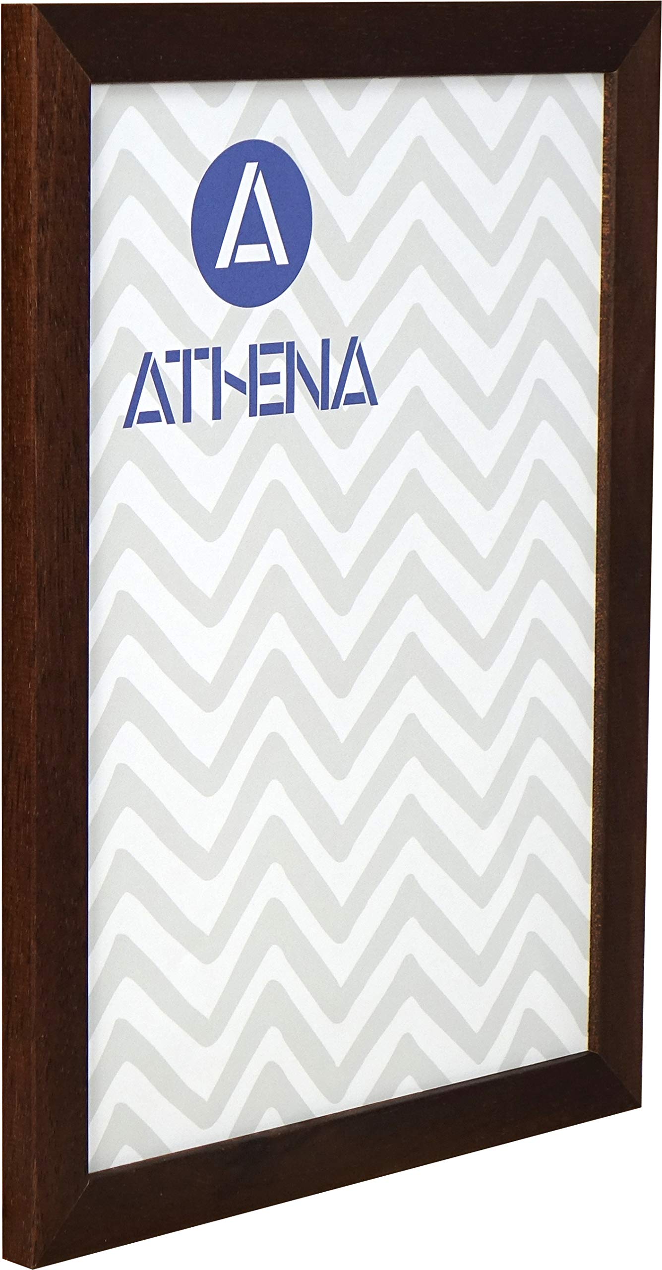 Athena Mahogany Dark Thin Premium Wood Picture Frame A4-21 X 29.7 Cm A4 Frame - Photo Frame - A4 Frame With Clear Styrene Sheet & Wall Mounted Hook – 29.7 X 21 Cm