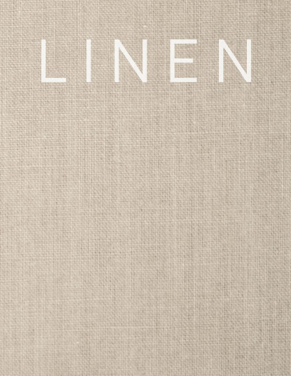Linen: decorative coffee table book, for home decor, display, interior design