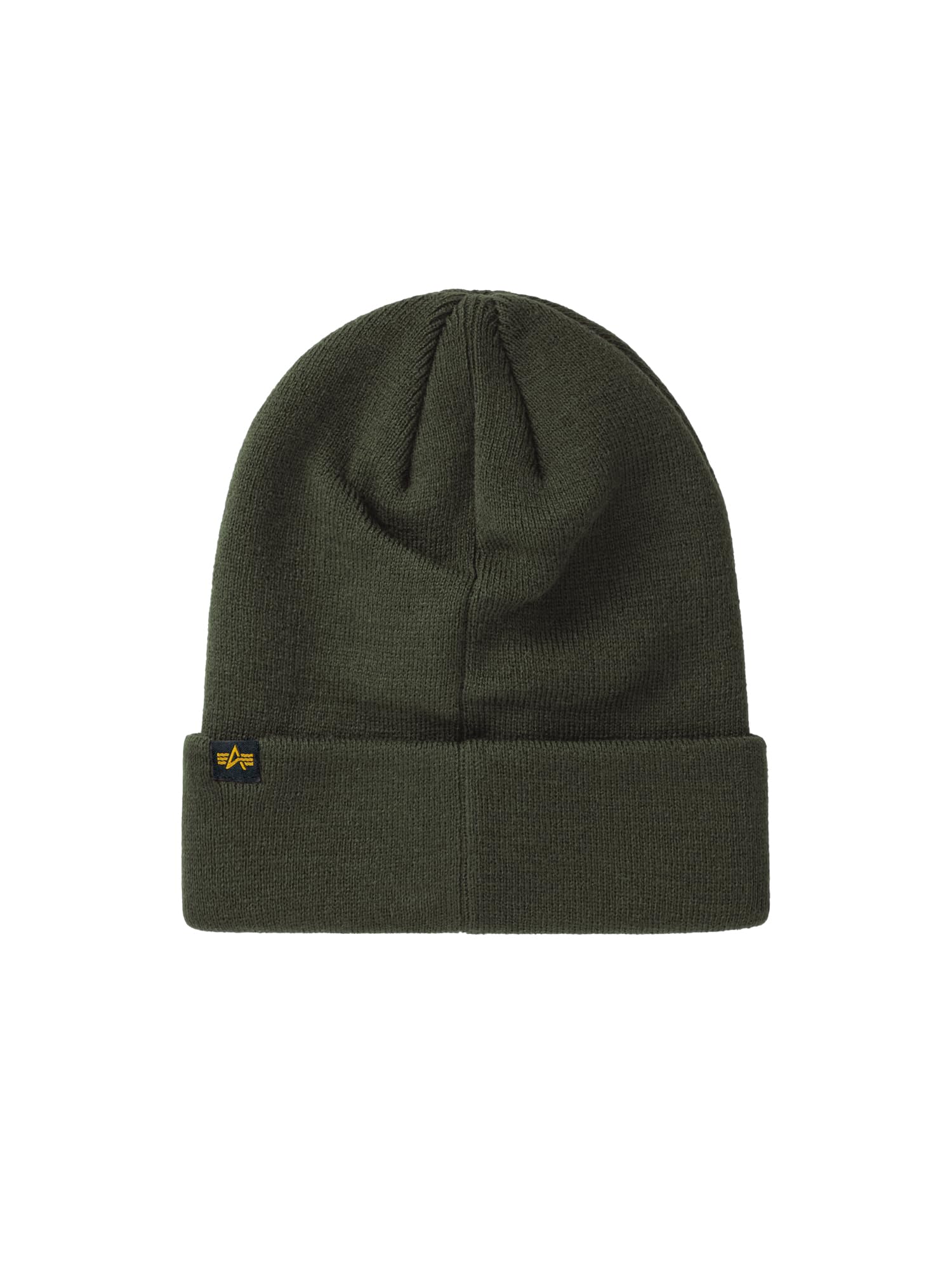 Alpha Industries Uniseks Uniseks Crew Beanie Dark Green One Size