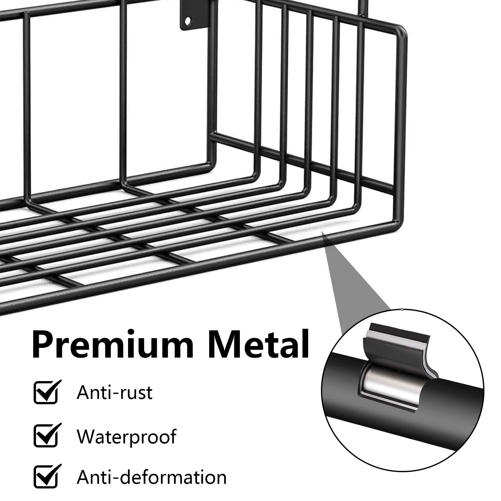 Soporte Manguera Jardin, Soporte de Pared para Manguera de Jardín con Cesta de Almacenamiento de Herramientas Metal de Gran Resistencia Portamangueras Pared para Garaje Patio Garaje Césped