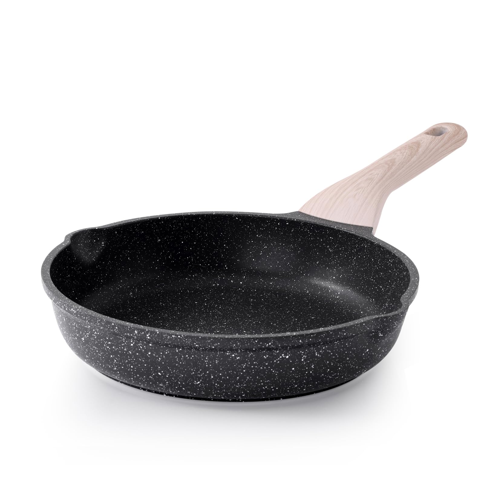 Kordisen Non Stick Frying Pan Skillet, 24 cm Granite Induction Frying Pans Nonstick, Healthy and Non-Toxic, PFOA Free