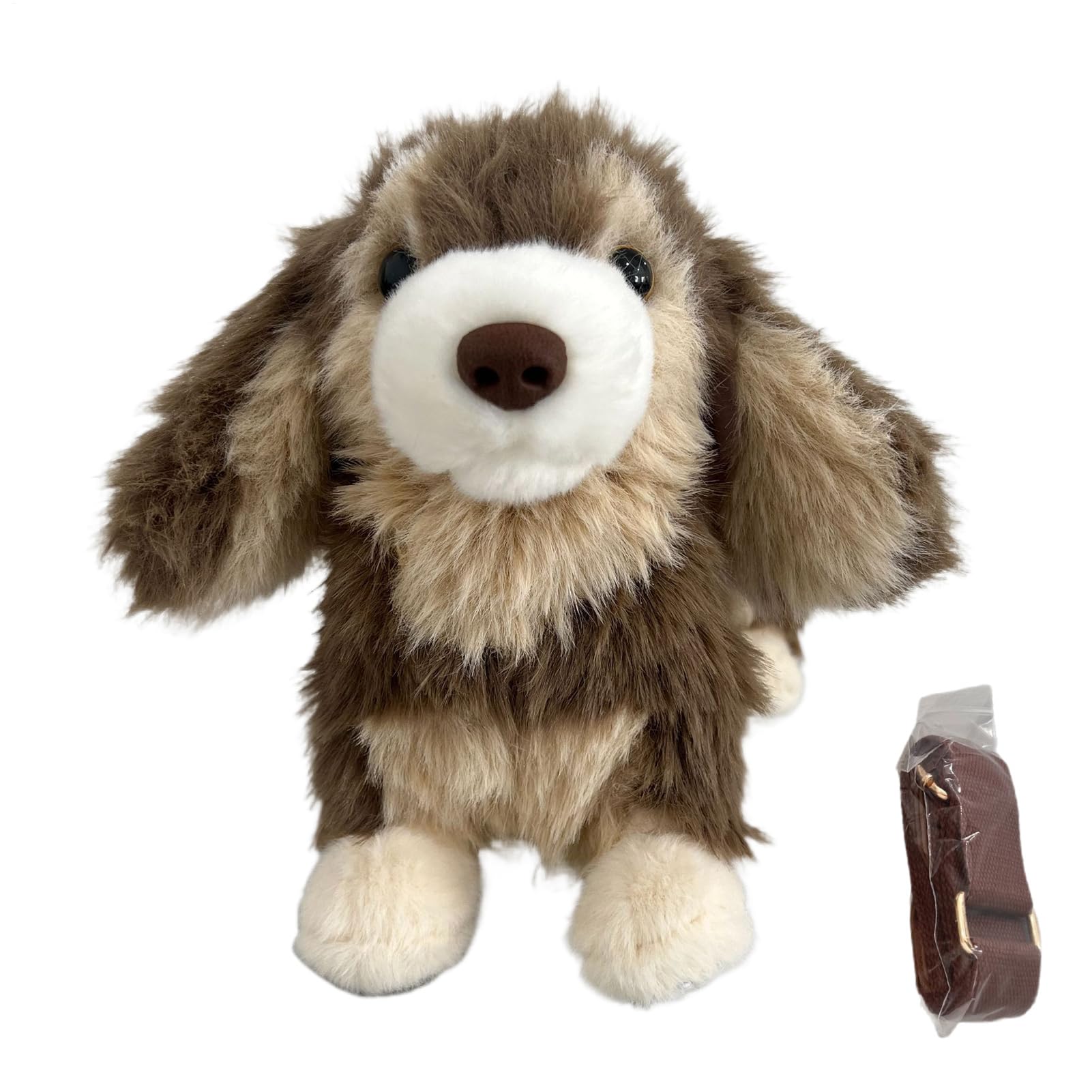Borsa Peluche Taschetta Per Conservare A Forma Di Cane | Borsetta Con Design Realistico Per Uso Di Ragazzi, Ragazze, Bambini, Scuola, Viaggio, Donne, Halloween, Lavoro