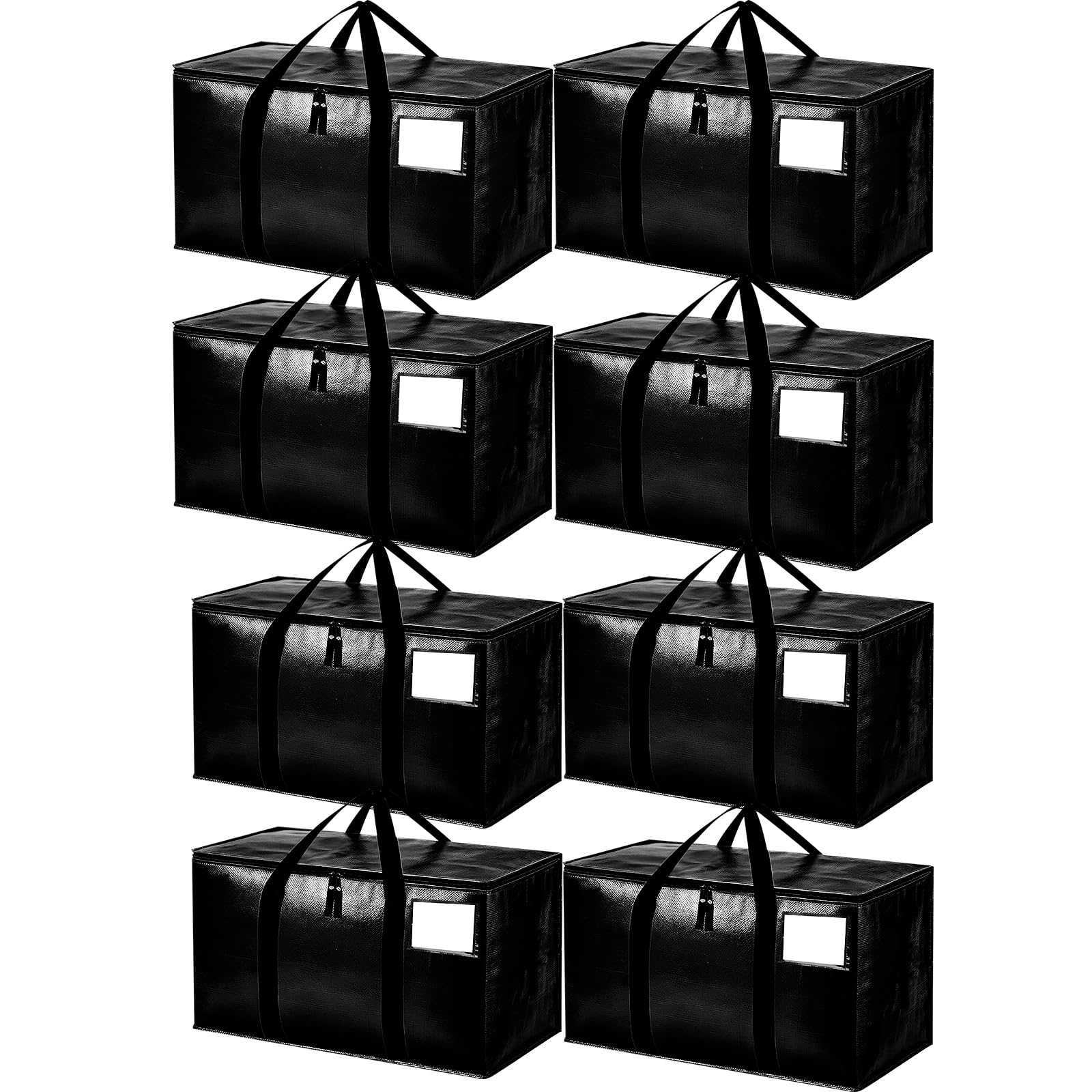 Zandrix Extra Large Moving Boxes Bags, 93L Heavy Duty Cloths Storage Bags with Backpack Straps