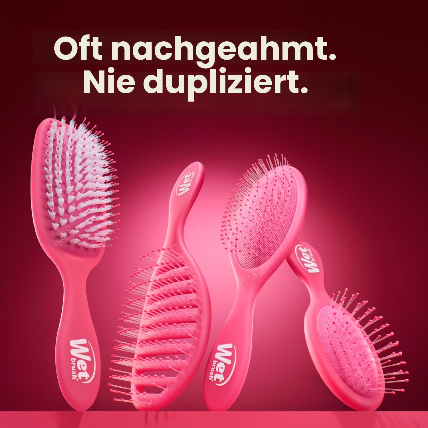 WetBrush Paddle Detangler mit HeatFlex-Borsten und Aquavents zum Trocknen, breitere Oberfläche, entwirrt das Haar mit Leichtigkeit, geeignet für alle Haartypen, Aqua