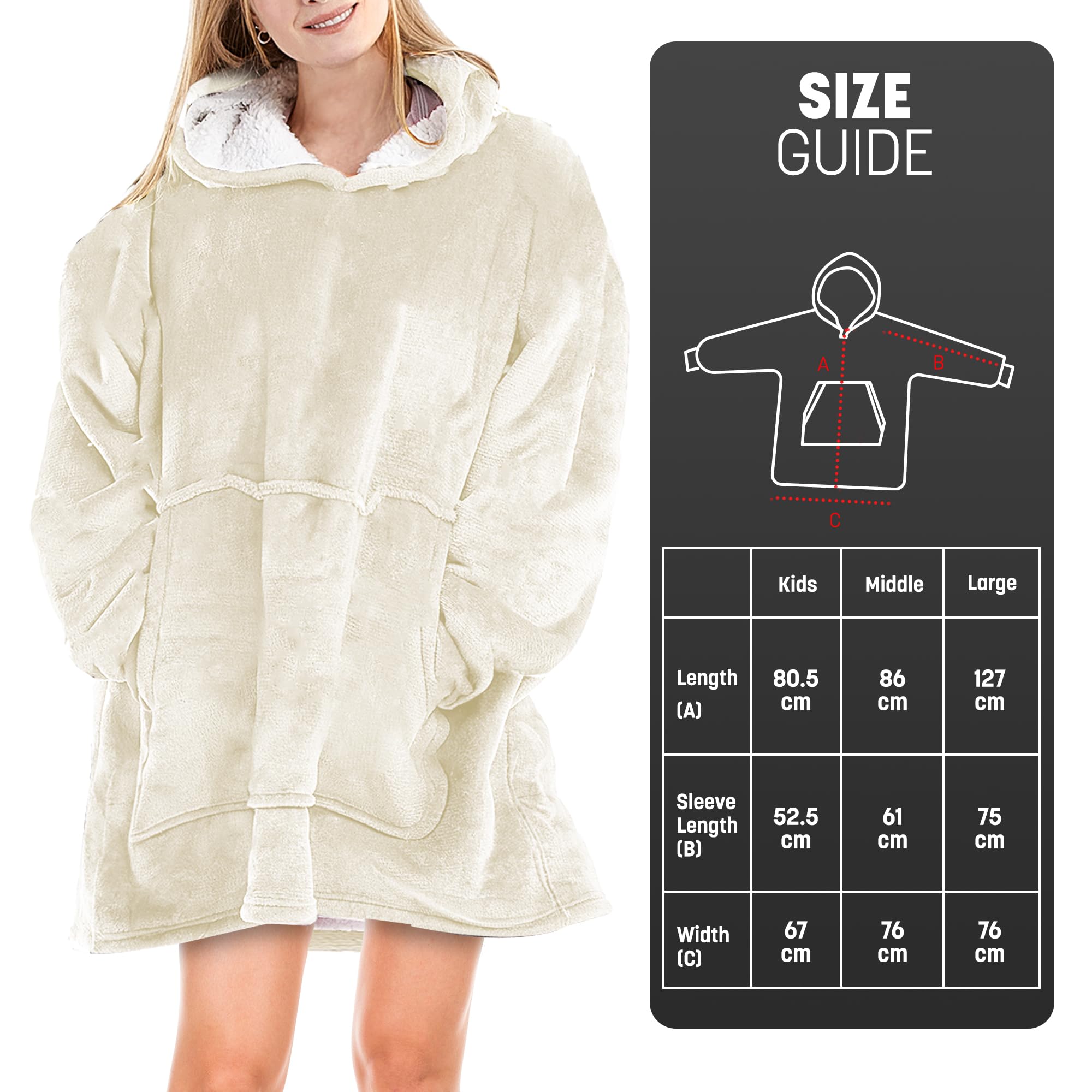KEPLIN Oversized Blanket Hoodie - Image 2