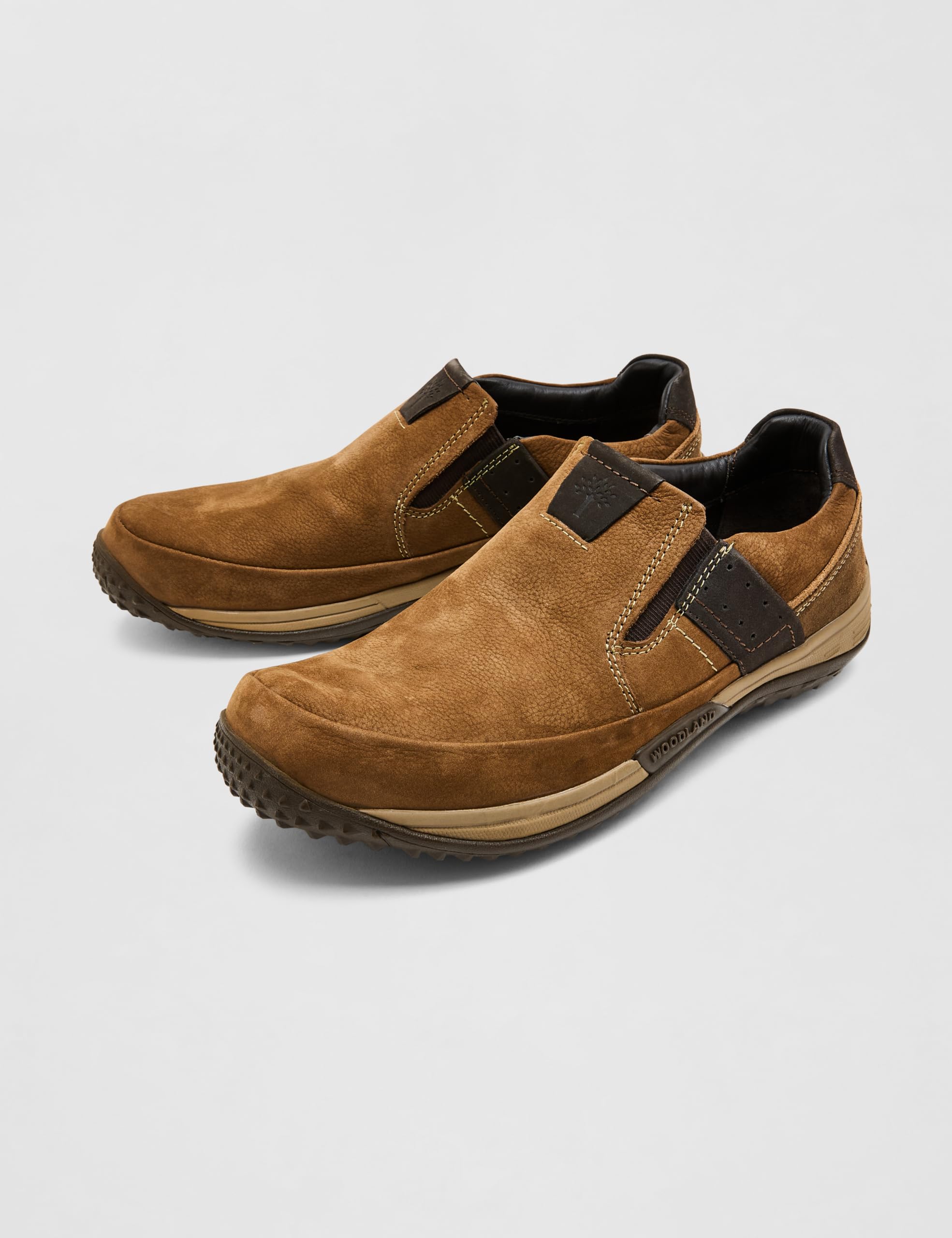 Woodland Men's Tobacco Leather Closed Shoe-41 EU (OGCC 3482119) 3