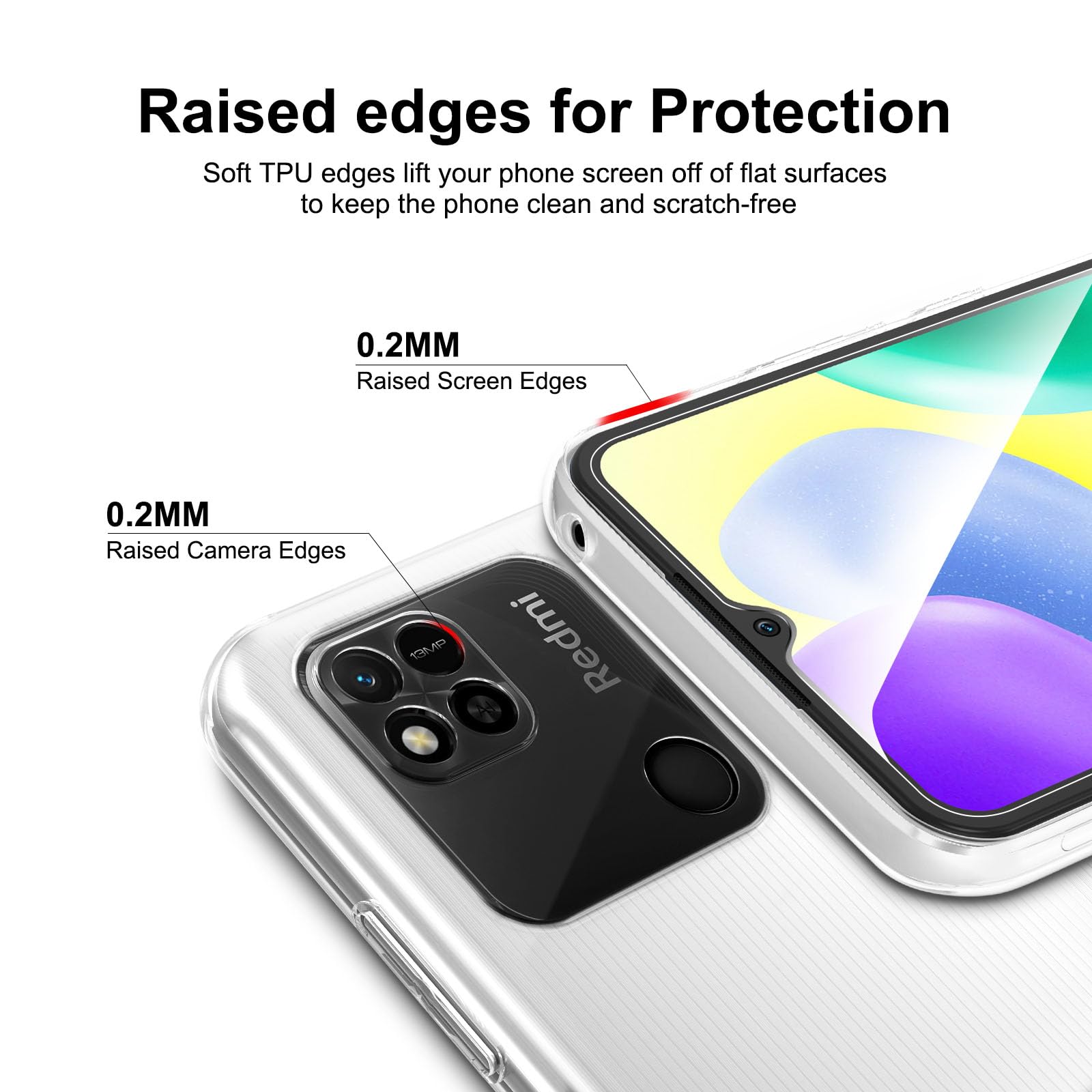 NEW'C Cover per Xiaomi Redmi 10A, Xiaomi Redmi 9C in custodia