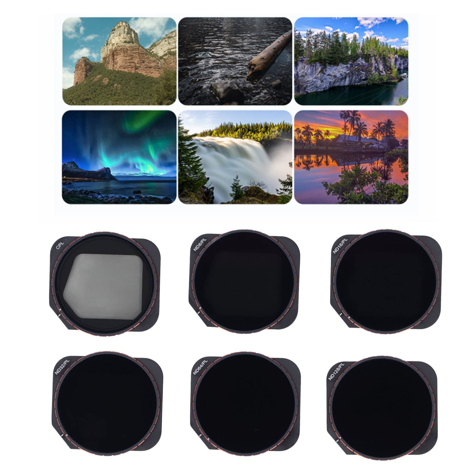 Zestaw filtrów dronów HD szkło optyczne ND 8 16 32 64 128 filtr CPL filtr do akcesoriów Mavic 3 Classic