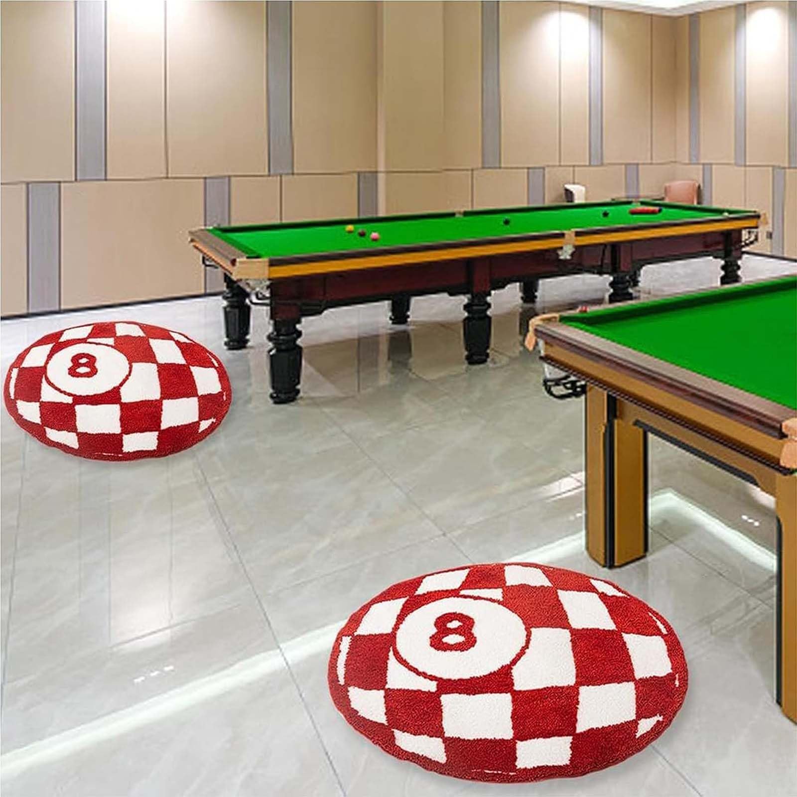 Wokii Tapis de Billard avec 8 Boules de Simulation - Tapis de Sol antidérapant - Tapis de Salle de Bain pour Chambre d'enfant - Tapis décoratif Noir pour Salon, décoration de fête Wokii Tapis de Billard avec 8 Boules de Simulation - Tapis de Sol antidérapant - Tapis de Salle de Bain pour Chambre d'enfant - Tapis décoratif Noir pour Salon, décoration de fête