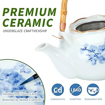 Amazon.com | Japanese Tea Set Porcelain Tea Set with Teapot