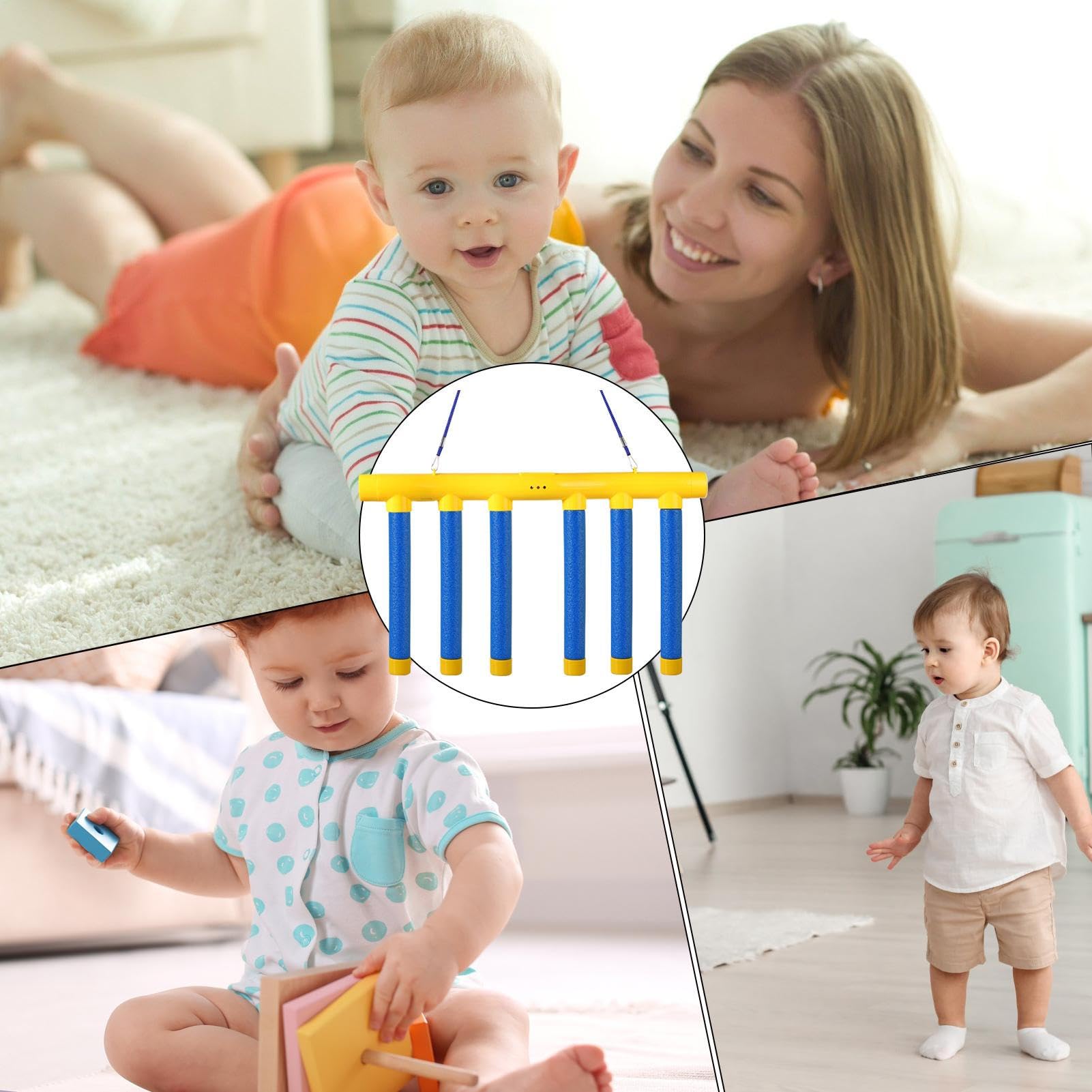 Reflex Trainer, Hand Speed Challenge, Reaction Game, Adjustable Drop, Hand Eye Training Improves Reflexes Fun Skill Test for All Ages, 15.74x2.08x3.74 in