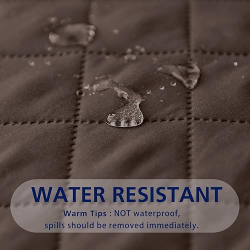 Miniatura 6 de YuppieLife Funda de sofá reversiblefunda de sofáfunda protectora duradera antideslizante para muebles para mascotas, perros, niños (ancho del