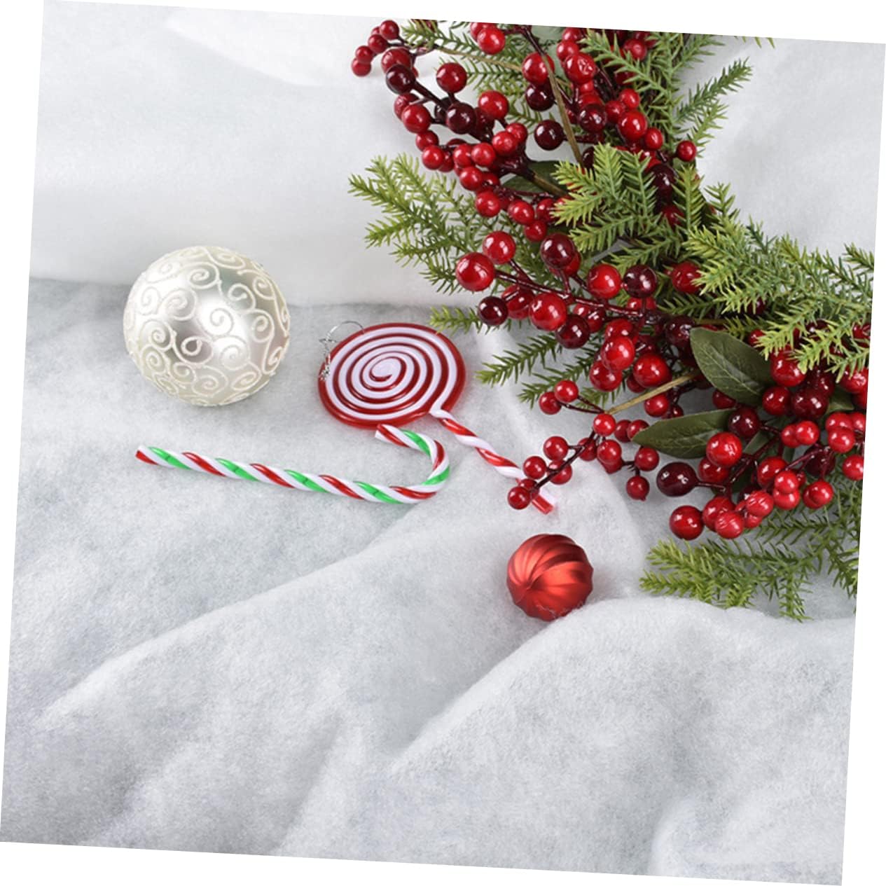 Ciieeo 1sheet Artificial Snow Blanket for Christmas Decor Thick White Cotton Carpet for Party Snow Scene for Holiday Displays Photo Backdrops and Festive Decorations
