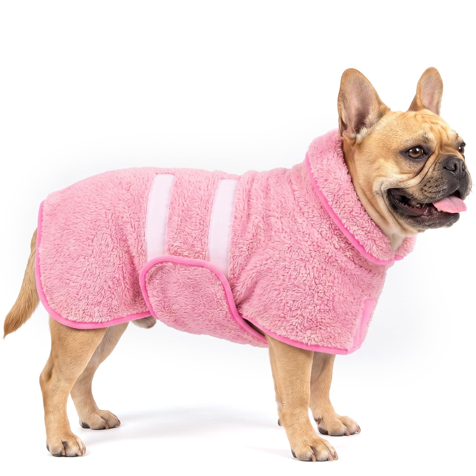 Bienbee Dog Bathrobe, Quick Drying Super Absorbent Pet Robes for Small Medium Large Dogs, Drying Coat for After Bath & Swim, Warm & Cozy Dogs Towels,
