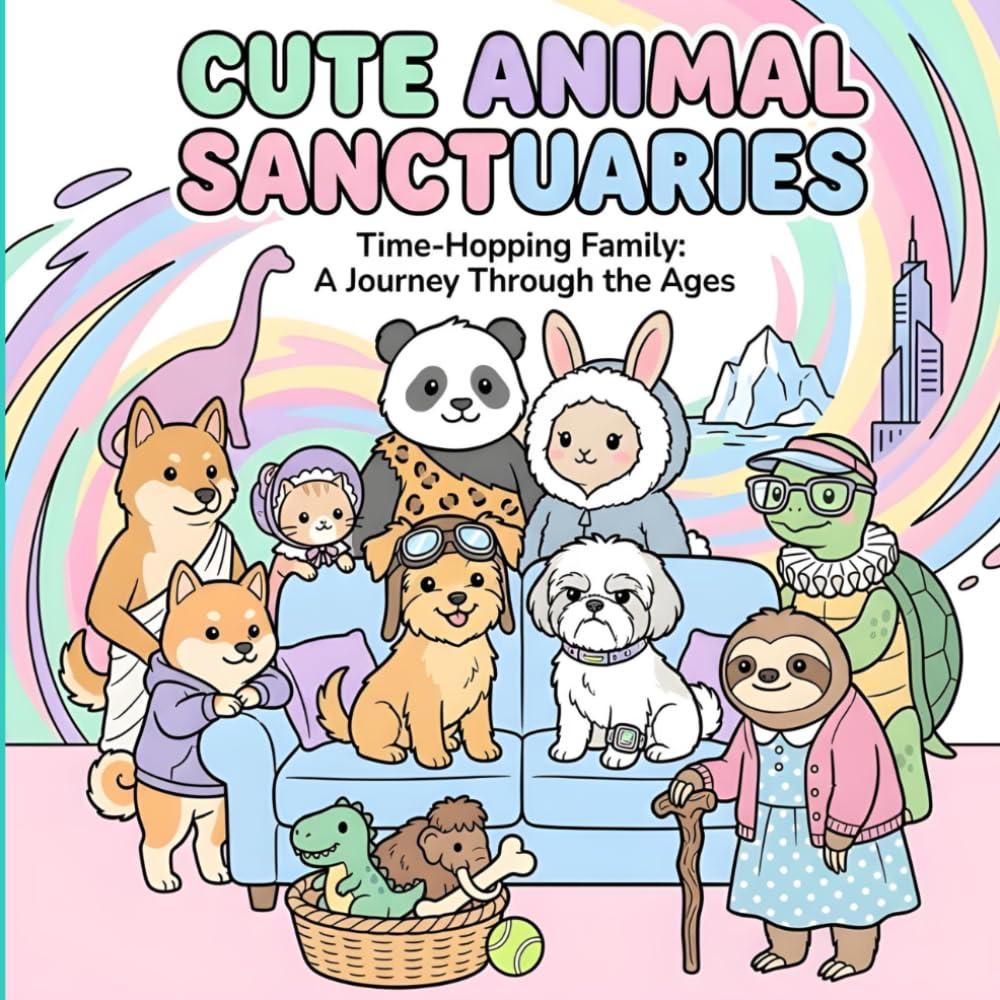 CUTE ANIMAL SANCTUARIES: Time-Hopping Family: A Journey Through the Ages