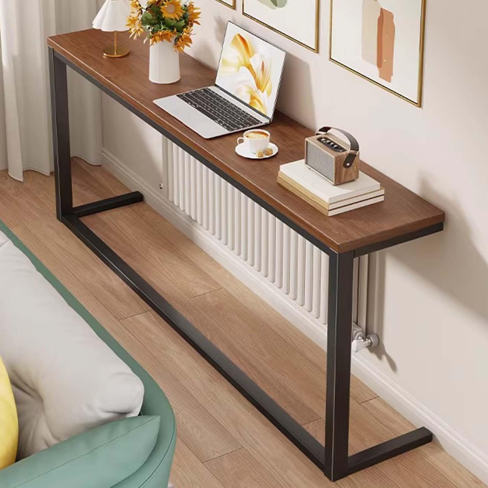 Cubre Radiadores Modernos Balda Radiador sin Taladrar Decorativo Superficie Ocupada 0,2m² Estante Radiador para el Hogar, Salón, Dormitorio, Oficina(Natural,100x20x80cm)
