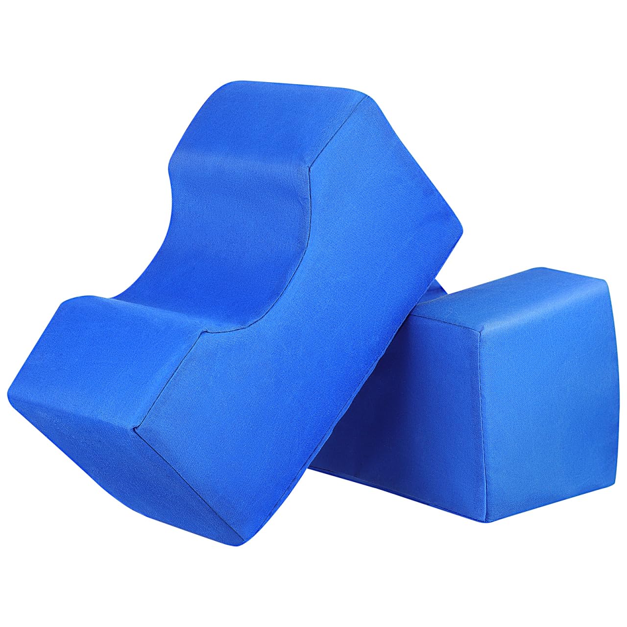 Cuscino per appoggiare le gambe, cuscino per sollevatori di piedi, per caviglie, anti-decubito, per un comodo supporto per gambe e supporto per pazienti più anziani, colore blu, ideale per