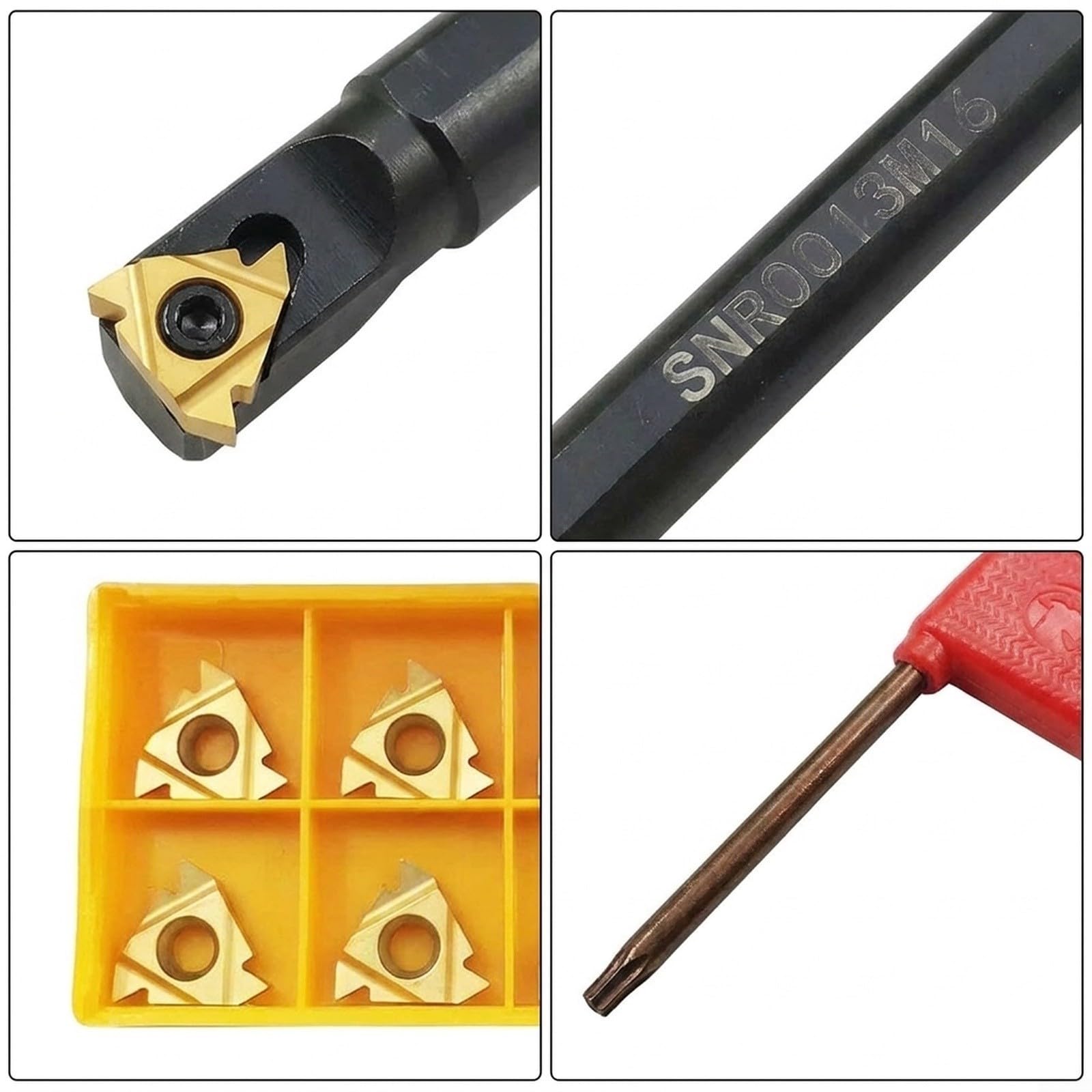 Barra Noiosa SNR0013M16 150mm con 21 Inserti
