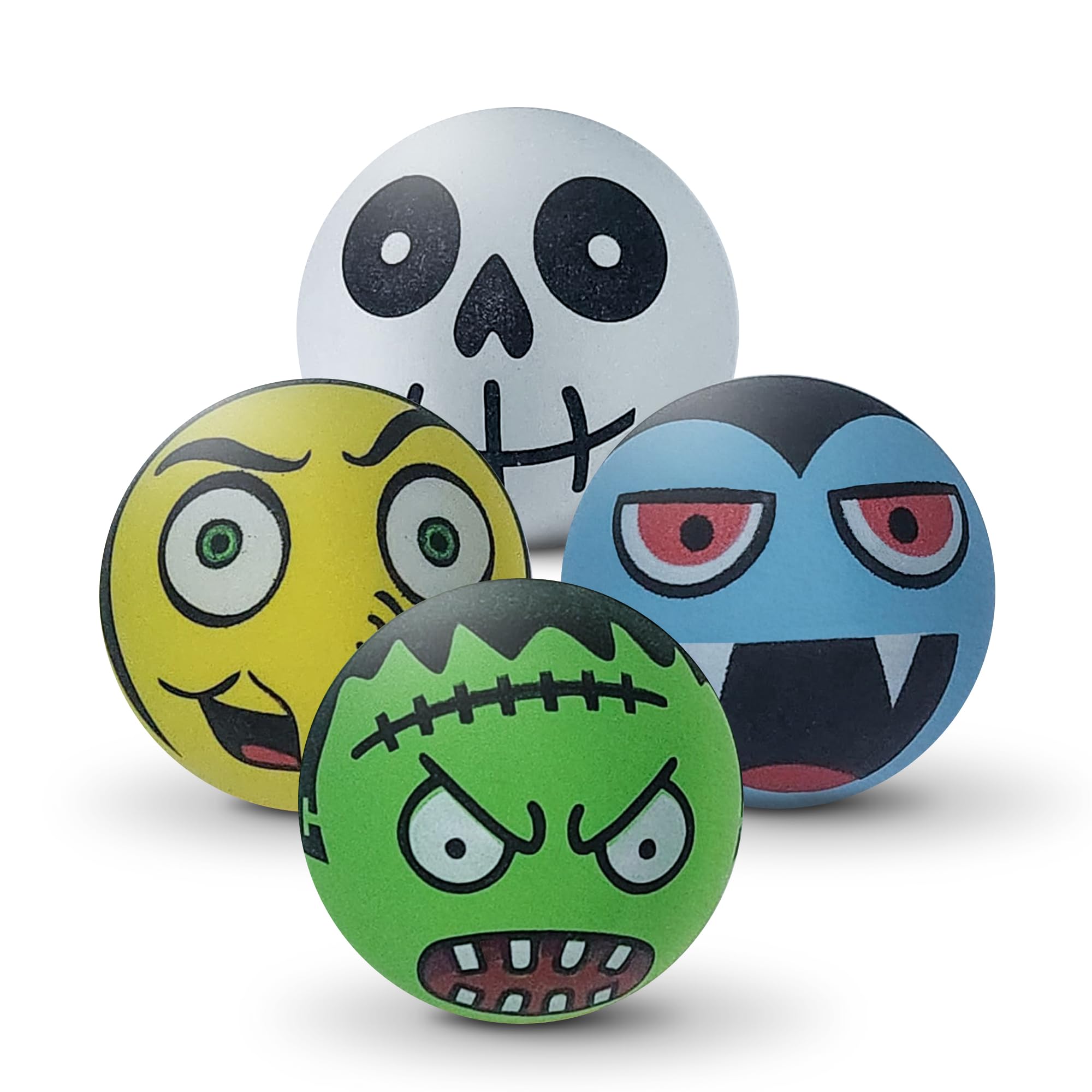 SPORTSPET Monsters Mini Bounce Dog Balls, Multi-coloured, 45mm - Image 2