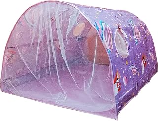 Full Size Bed Tent for Kids,Spacious Dream Bed Space Tent | Wonderland Play Tents Boys Girls up Tents Children Game Tent Magical Playhouse for Christmas Birthday Gifts Rooeling