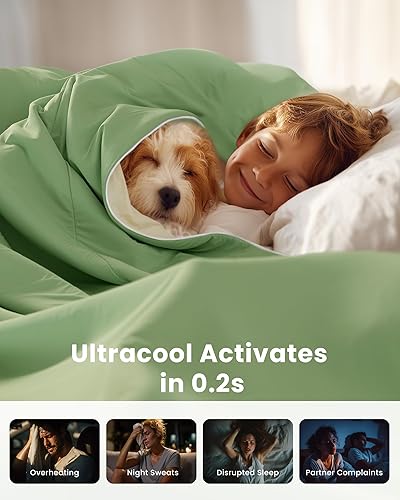 Miniatura 18 de Edredón refrescante tamaño Queen, manta transpirable para personas que duermen con calor y sudores nocturnos, Q-Max> 0.46 Tech, ropa de cama ligera