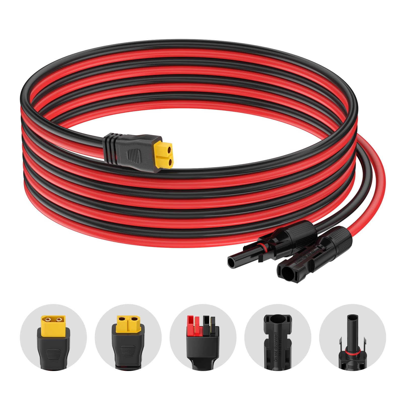 Amazon.com: Solar Connector to XT60 Cable 10AWG 5FT Extension