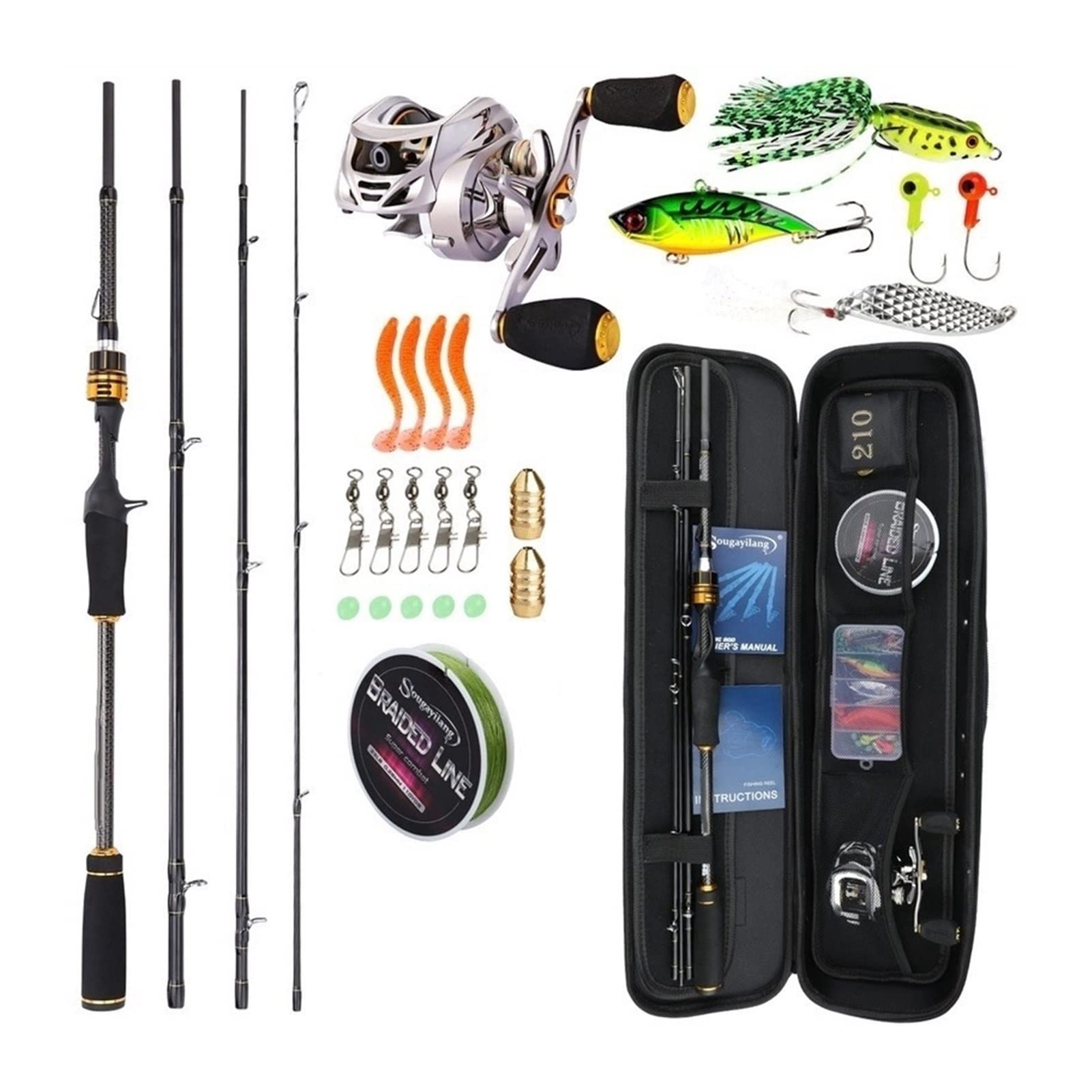 best rod reel combo saltwater fishing – Reel and Fishing Rod Combo Fishing Rod Combo Carbon Fiber 4 ...