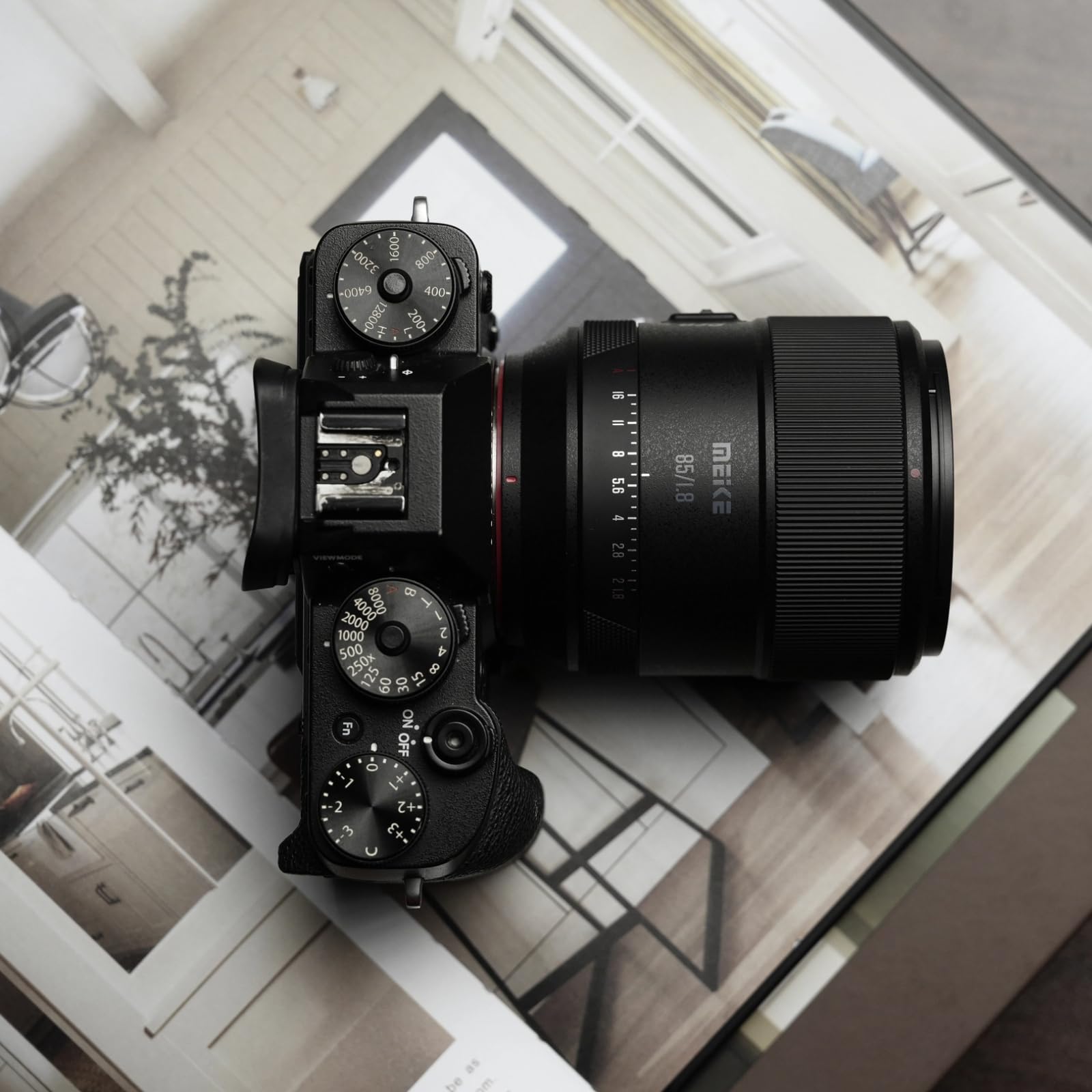 Meike Pro 85mm F1.8 - Teleobjetivo medio de enfoque automático STM de alta resolución 8K compatible con cámaras Fujifilm X Mount X-T1 X-T2 X-T3 X-T4 X-T5 X-T10 X-T20 X-T100