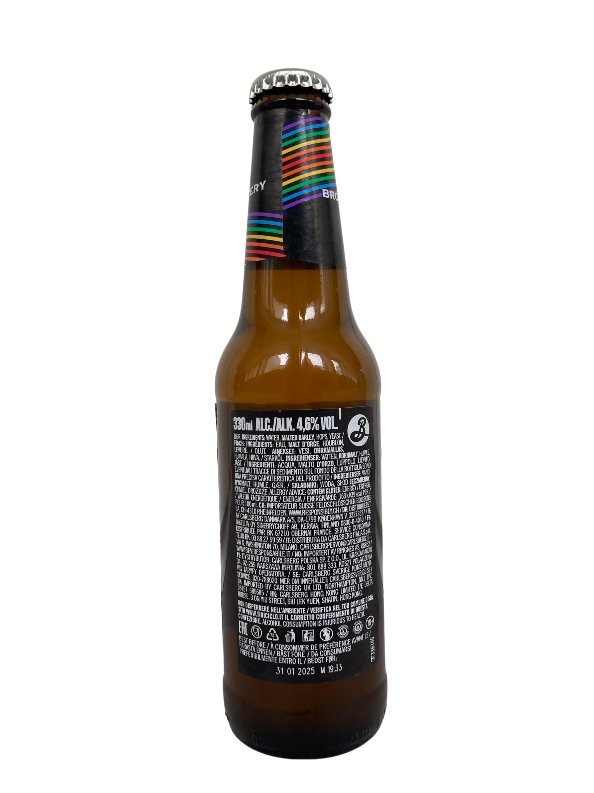 Brooklyn SWIIPA, Cassa con 24 Bottiglie da 33cl, Birra Session IPA fresca e luppolata, Gusto Fresco e Agrumato, Gradazione Alcolica 4.6% Vol.