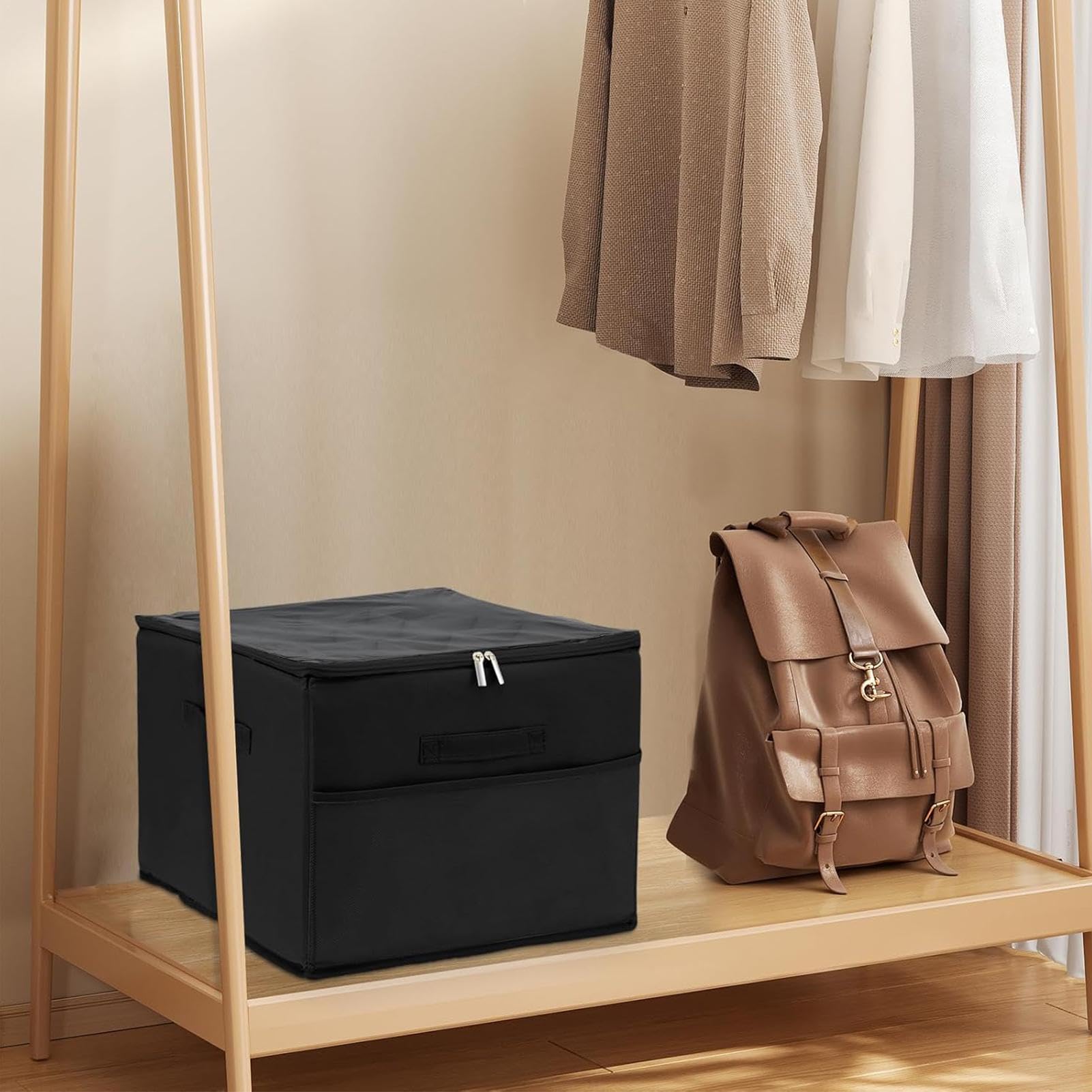 Organizer cubo per scarpe, divisore regolabile per scarpe, contenitore | portatile per la casa, contenitore portaoggetti ad alta capacità per lavanderia, camera da , soggiorno, ingresso, 44 x 4