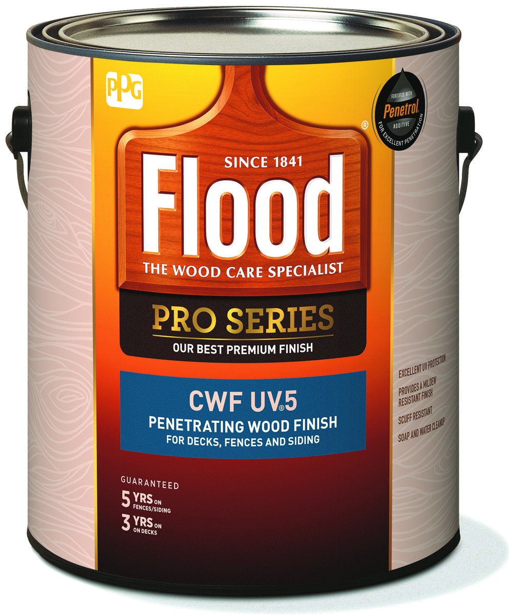 1 Gal Flood FLD565 Natural CWF-UV5 Exterior Clear Wood Finish