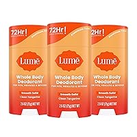Vista 26 de Lume Desodorante para Todo el Cuerpo - Barra Sólida Suave - Control de Olor por 72 Horas - Sin Aluminio, Sin Bicarbonato de Sodio y Seguro