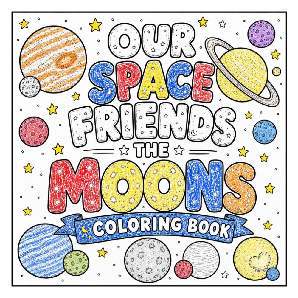 Our Space Friends: The Moons Coloring Book: Coloring Book