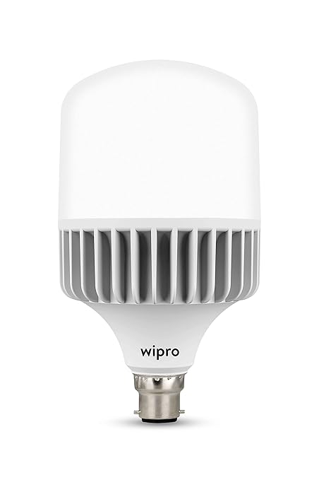 Wipro Garnet Base B22 40-Watt LED Bulb (Cool Day Light, White)