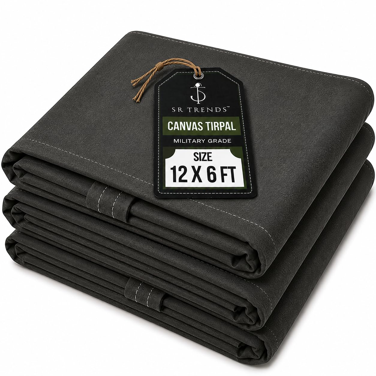 700 GSM Waterproof Tarpaulin | Durable, UV-Resistant Tarp for Outdoor, Construction & Camping (Grey, 2.5 x 2.5 FT) — Amazon image 28