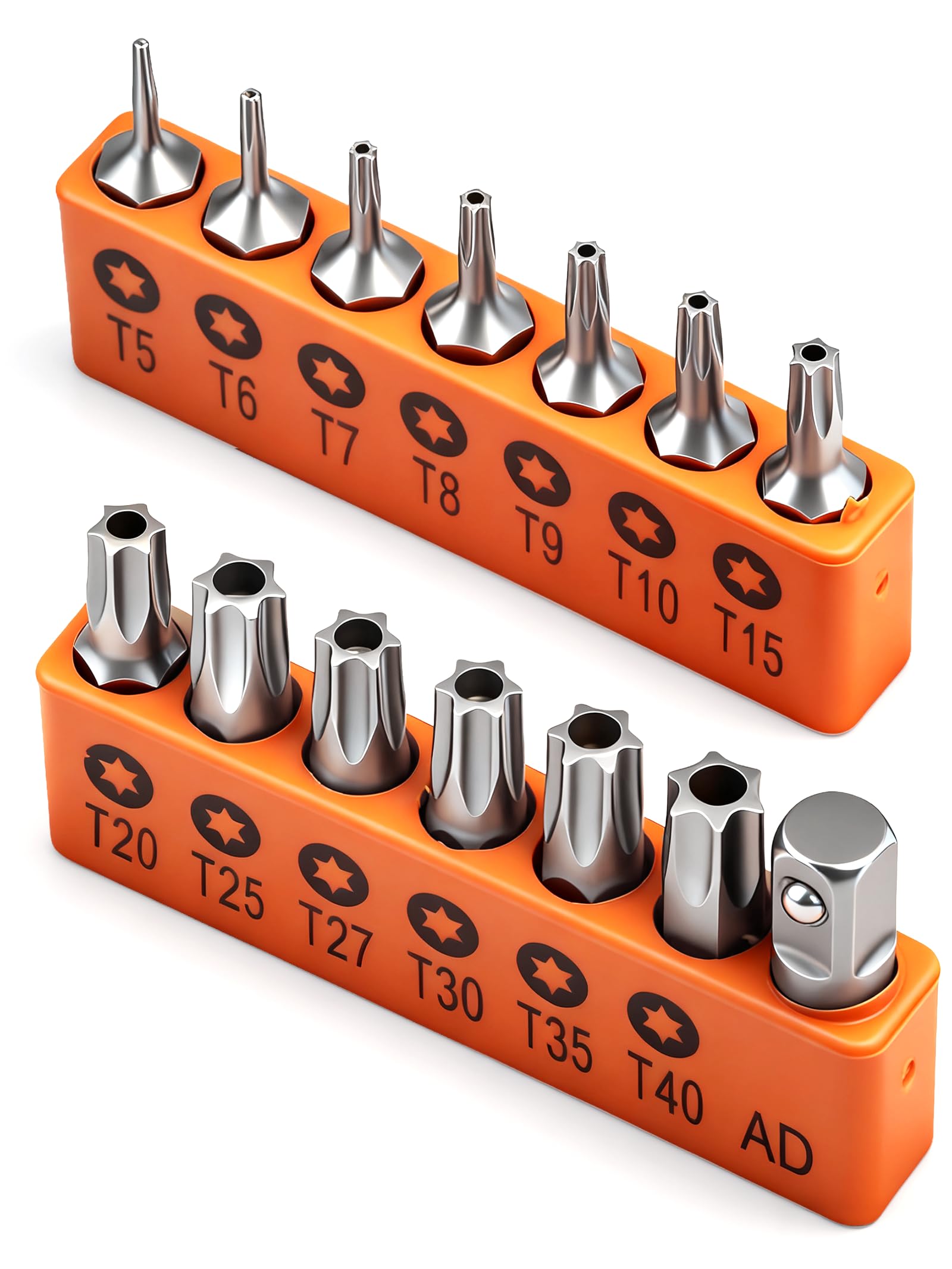 Sponsored Ad - HORUSDY 14-Piece Tamper Resistant Star Bits, S2 Alloy Steel, T5 - T40 Security Torx Bit Set