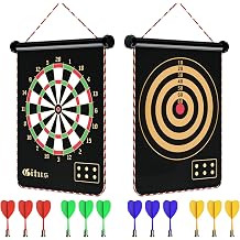 Gitus Magnetic Dart Board Indoor Outdoor Games for Kids with 12 Darts, Gifts for Teenage Boys Teen Boys Gifts Ideas Toys Gifts for 8 9 10 11 12 13 Year Old Boy Game Room Decor