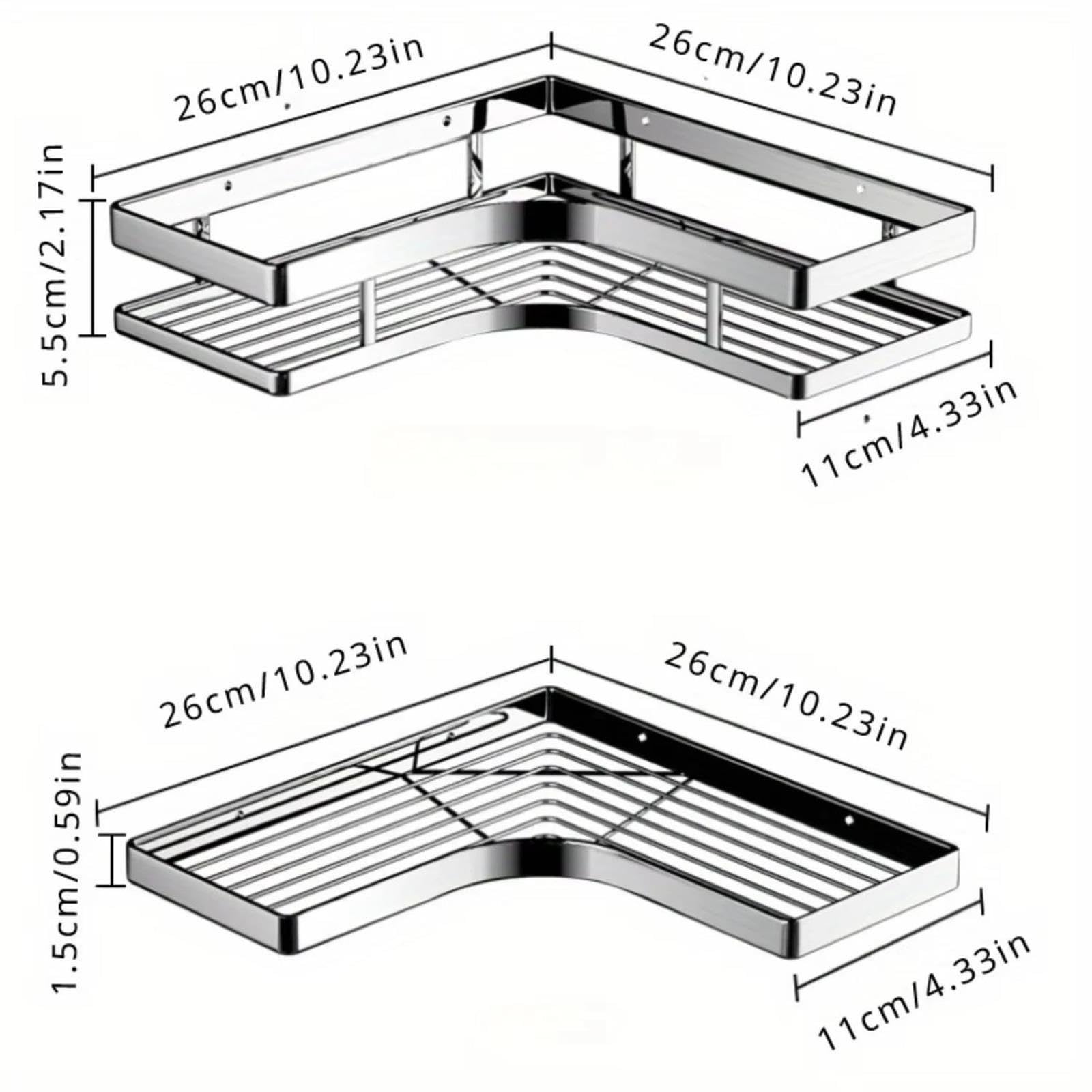 Estante de montaje drenable Marco triangular barra plana gruesa